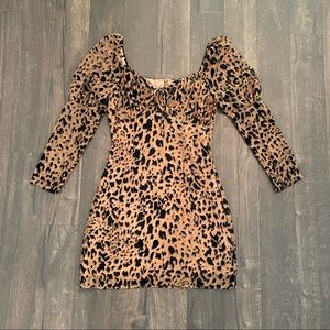 Audrey 3+1 Leopard Print Dress